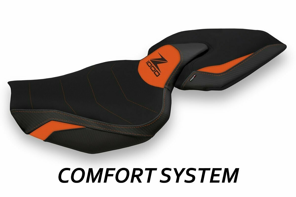 Design-Sitzbezug KAWASAKI Z1000(14-20), CS ellos 2 orange