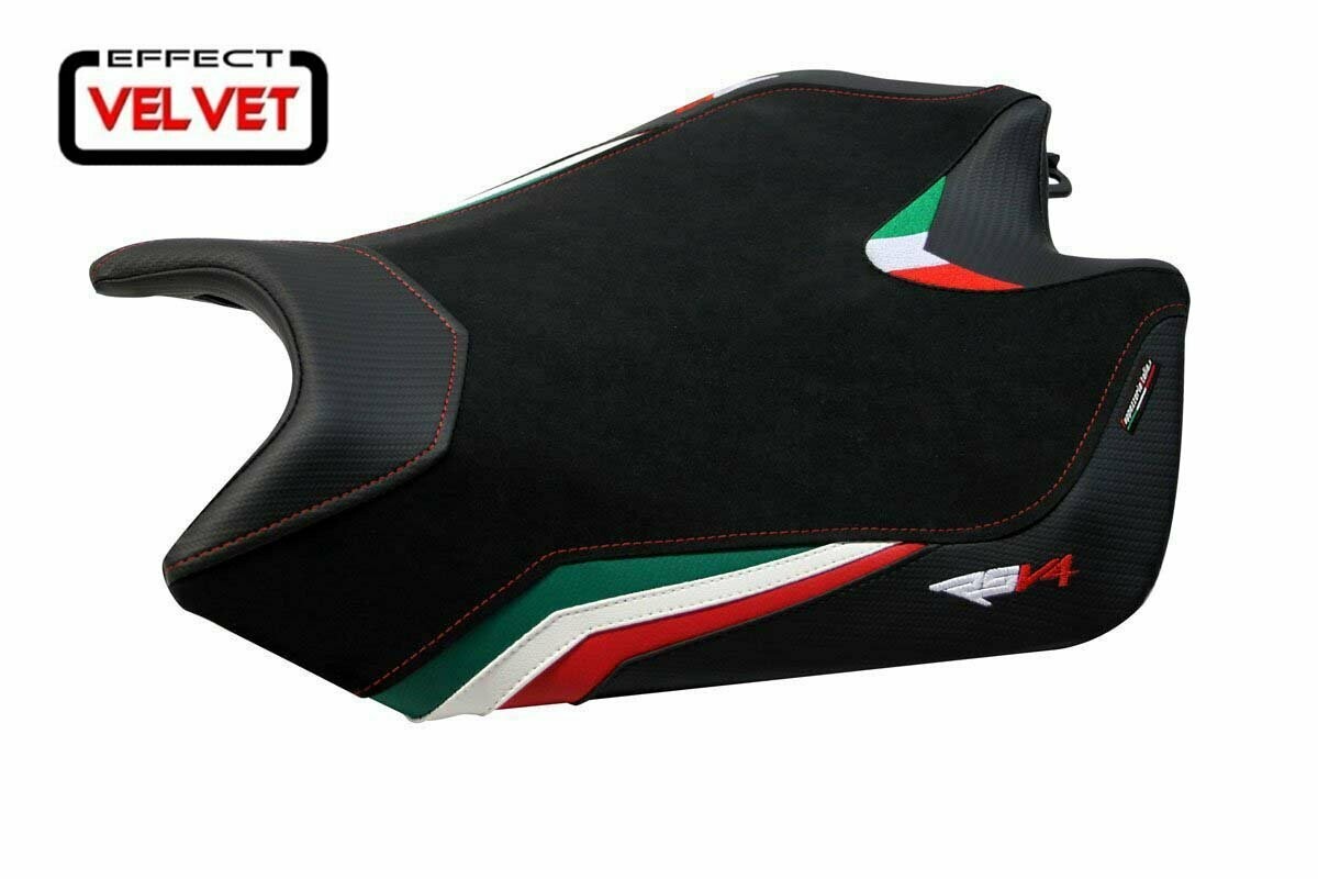 Design-Sitzbezug APRILIA RSV 4 (09-19), velvet torino tricolore