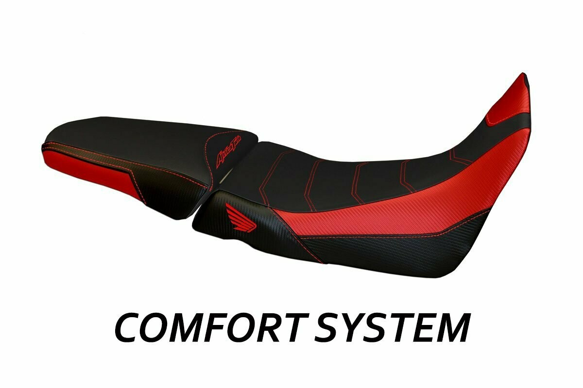 Design-Sitzbezug HONDA Africa Twin CRF 1000 , CS palinuro 1 rot