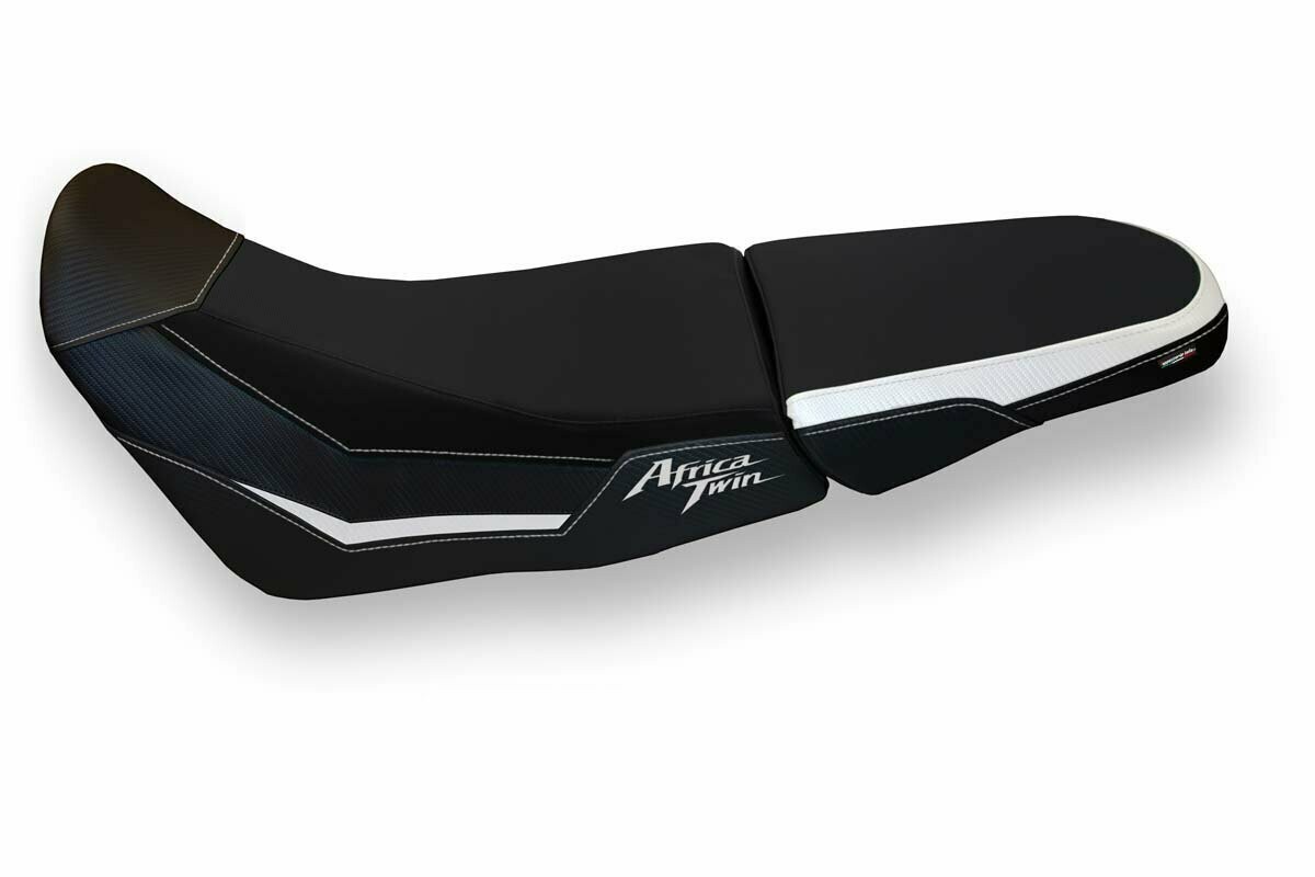 Design-Sitzbezug HONDA Africa Twin CRF 1000 ADV, sofia 2 weiß