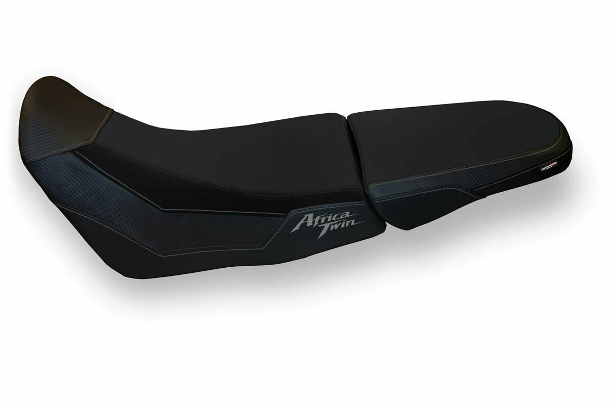 Design-Sitzbezug HONDA Africa Twin CRF 1000 ADV, sofia total black