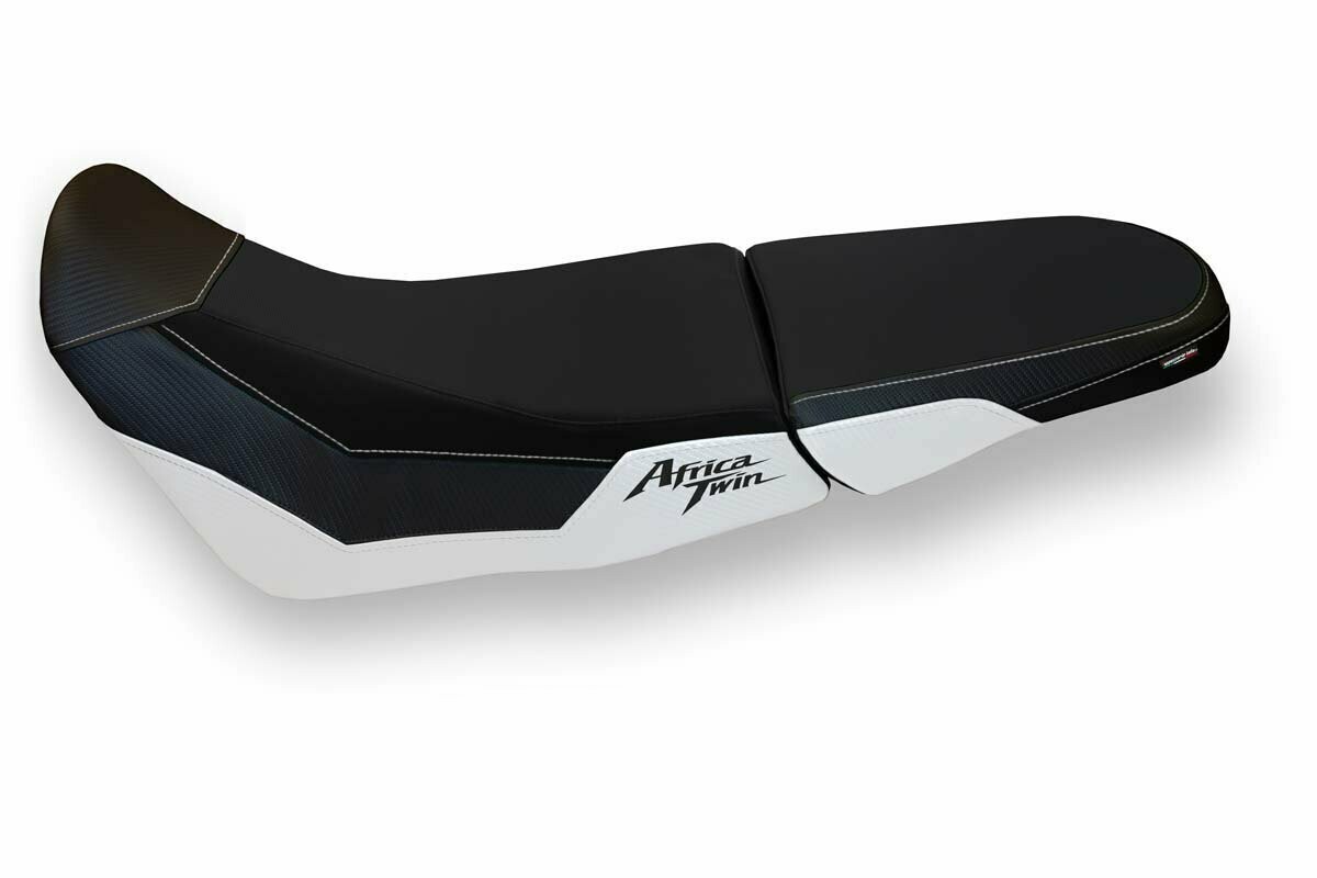 Design-Sitzbezug HONDA Africa Twin CRF 1000 ADV, sofia 3 weiß