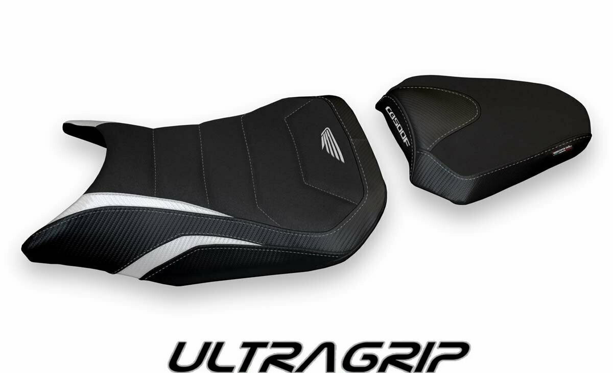 Design-Sitzbezug HONDA CB 500F (16-20), ultragrip lemmi 1 weiß