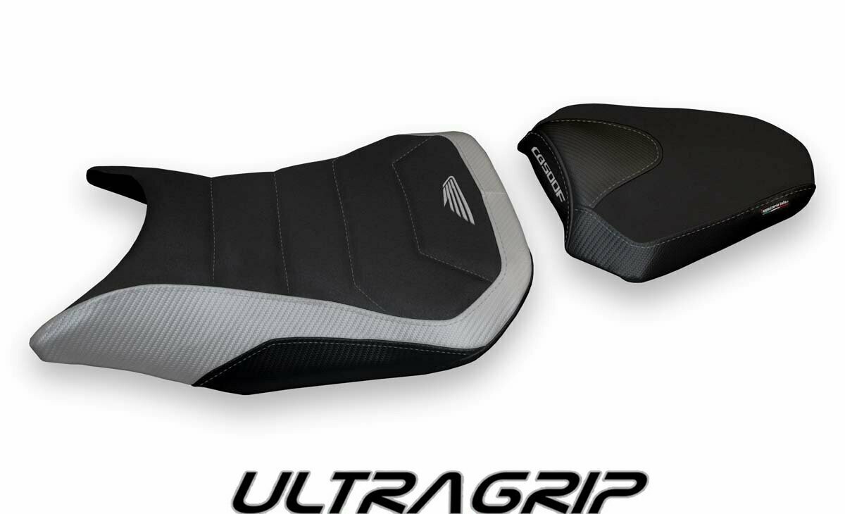 Design-Sitzbezug HONDA CB 500F (16-20), ultragrip lemmi 2 grau