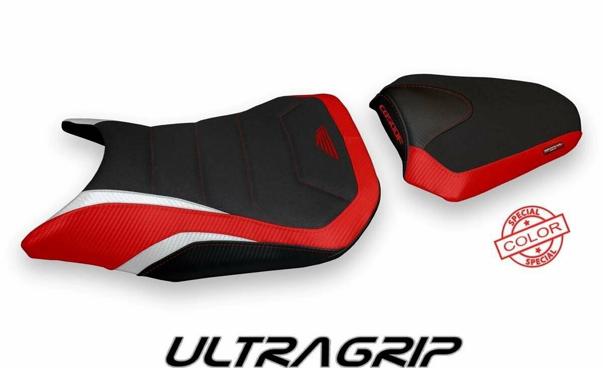 Design-Sitzbezug HONDA CB 500F (16-20), ultragrip lemmi spezial rot