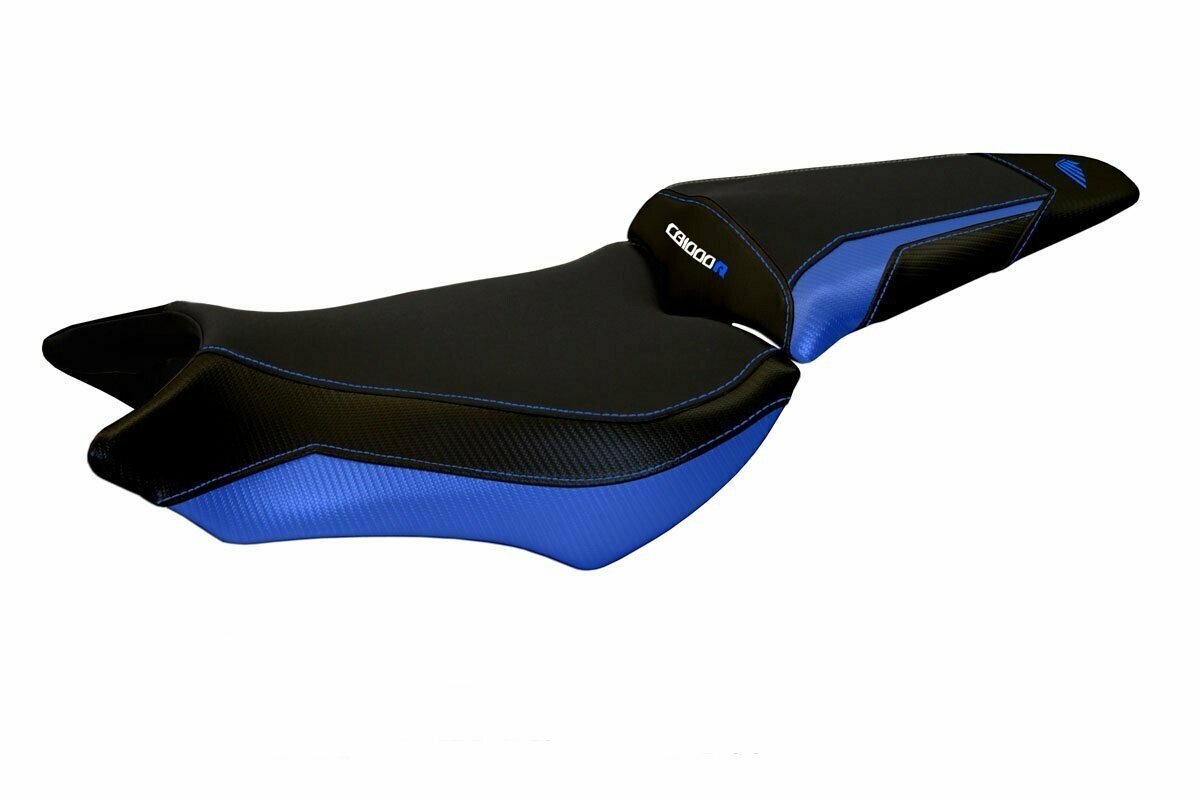 Design-Sitzbezug HONDA CB 1000R (08-17), ponza 2 blau