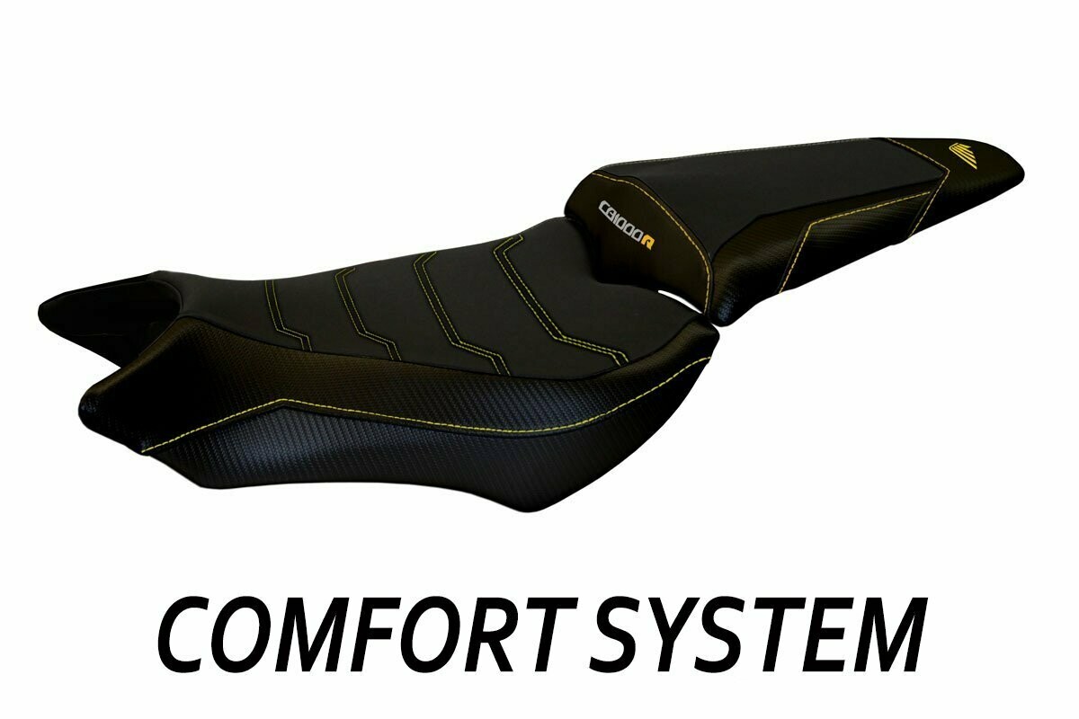 Design-Sitzbezug HONDA CB 1000R (08-17), CS ponza total black