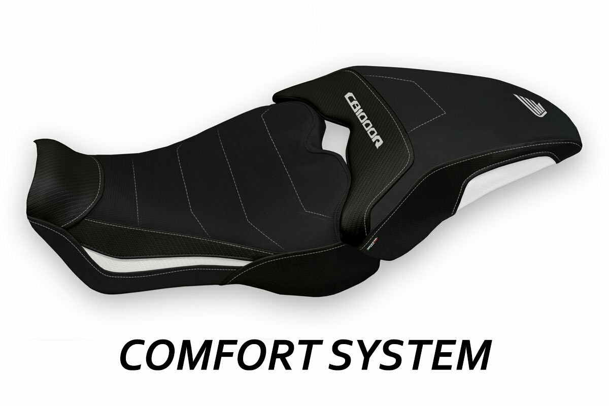 Design-Sitzbezug HONDA CB 1000R (18-20), CS victoria 2 weiß