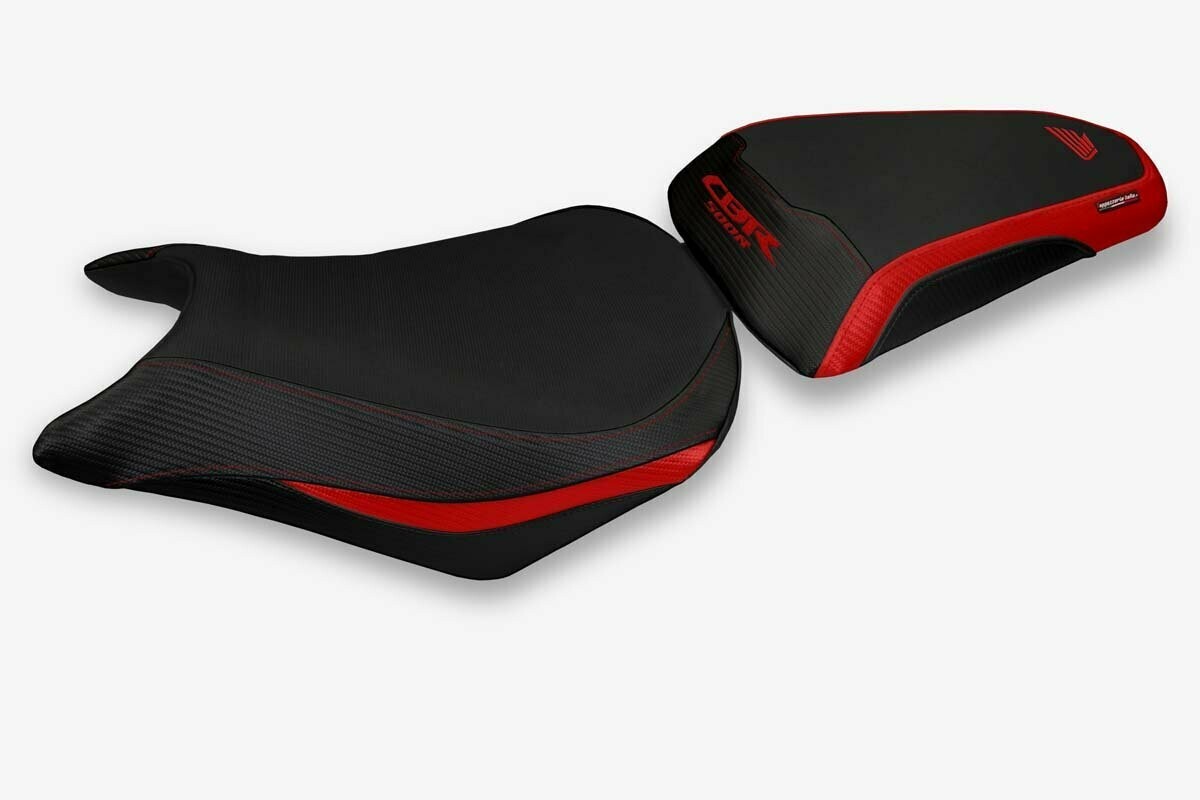 Design-Sitzbezug HONDA CBR 500R (12-16), mistretta 1 rot