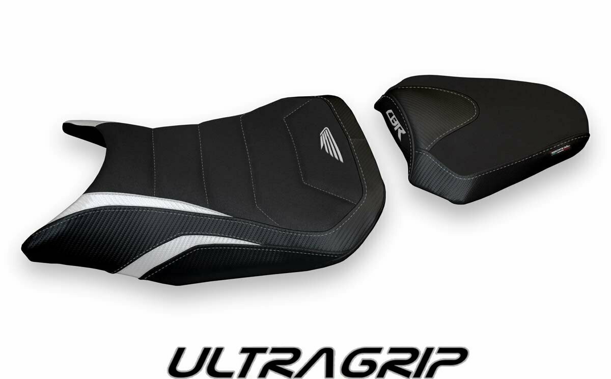 Design-Sitzbezug HONDA CBR 500R (17-20), ultragrip figari 1 weiß