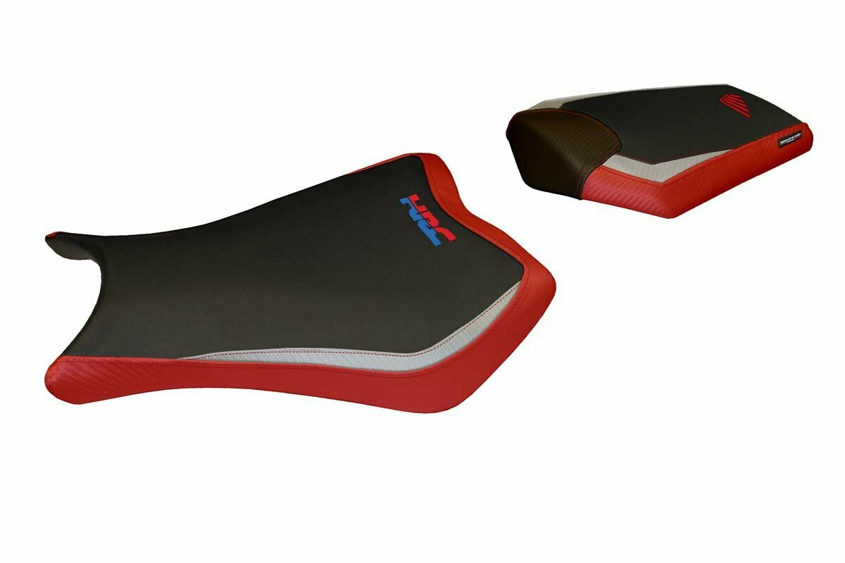 Design-Sitzbezug HONDA CBR 1000RR (08-11), bury 2 rot/grau