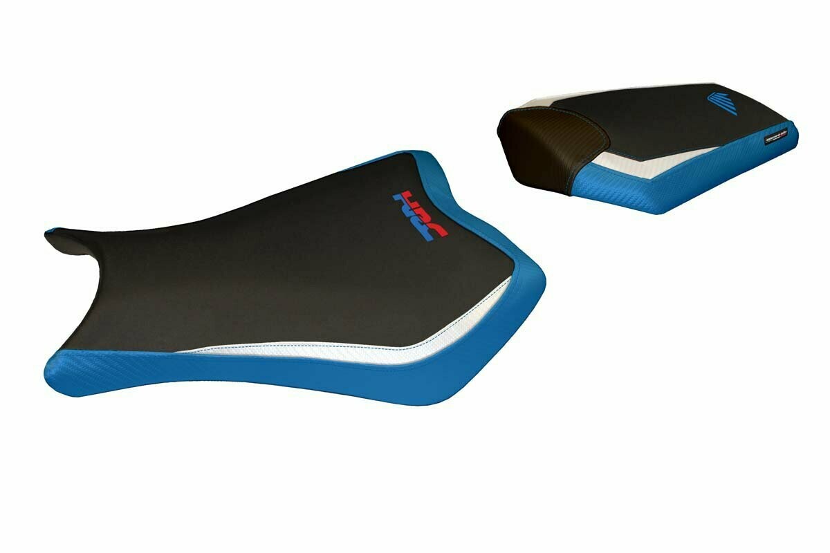 Design-Sitzbezug HONDA CBR 1000RR (08-11), bury 3 blau/weiß