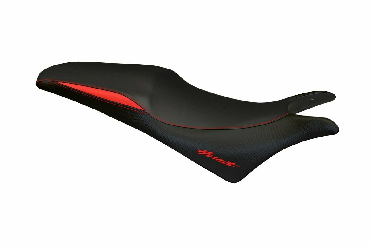 Design-Sitzbezug HONDA HORNET 600 (07-13), ancona rot