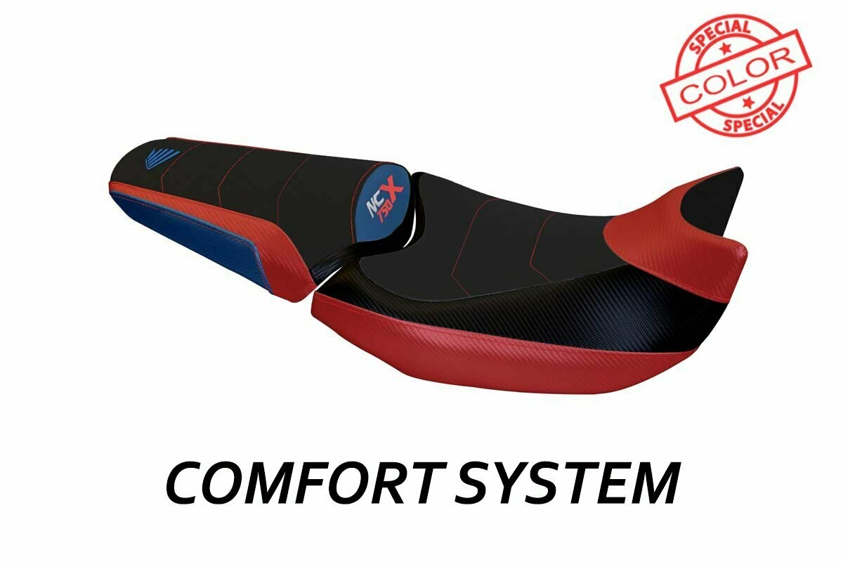 Design-Sitzbezug HONDA NC750S-NC750X(14-19), CS brera spezial rot
