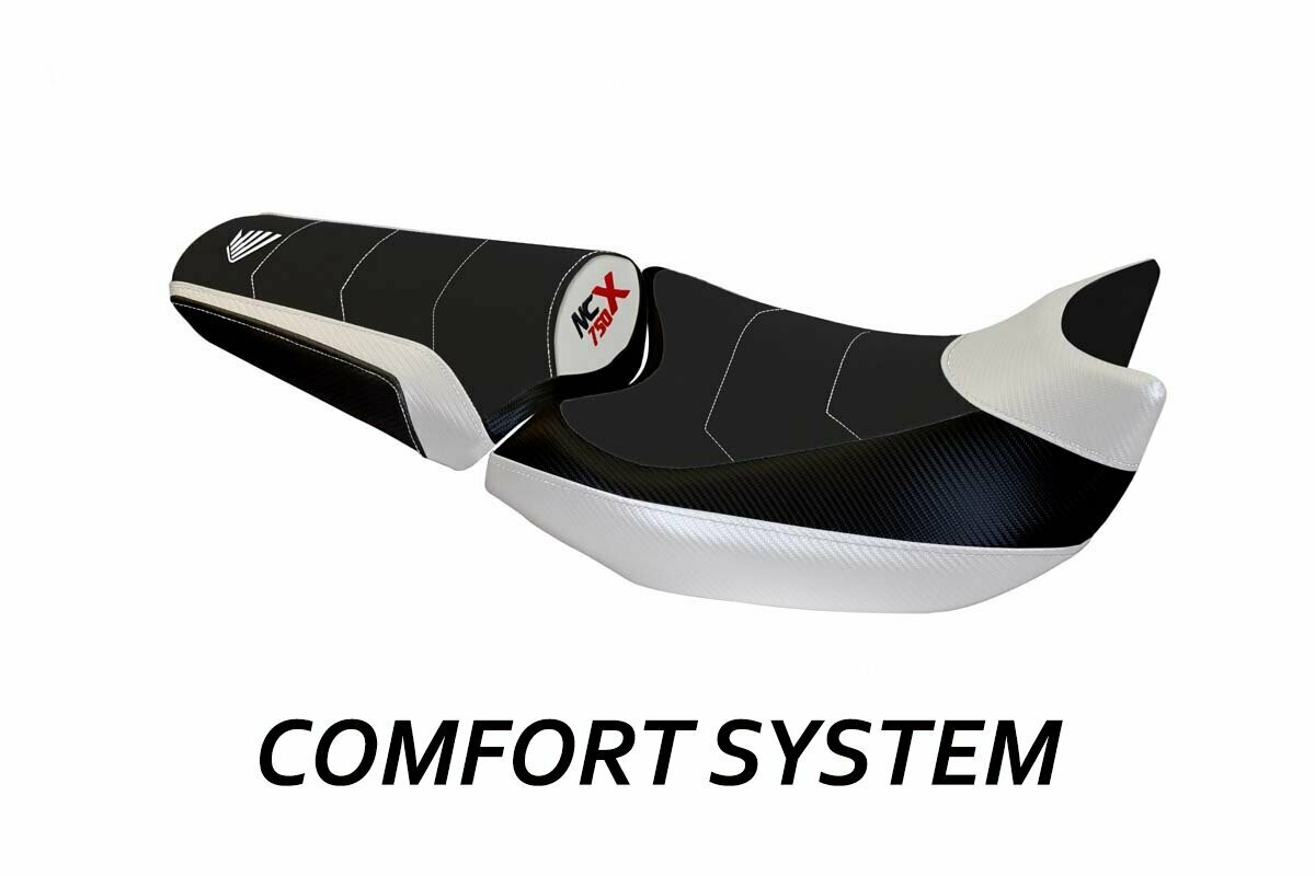 Design-Sitzbezug HONDA NC750S-NC750X(14-19), CS brera 1 weiß