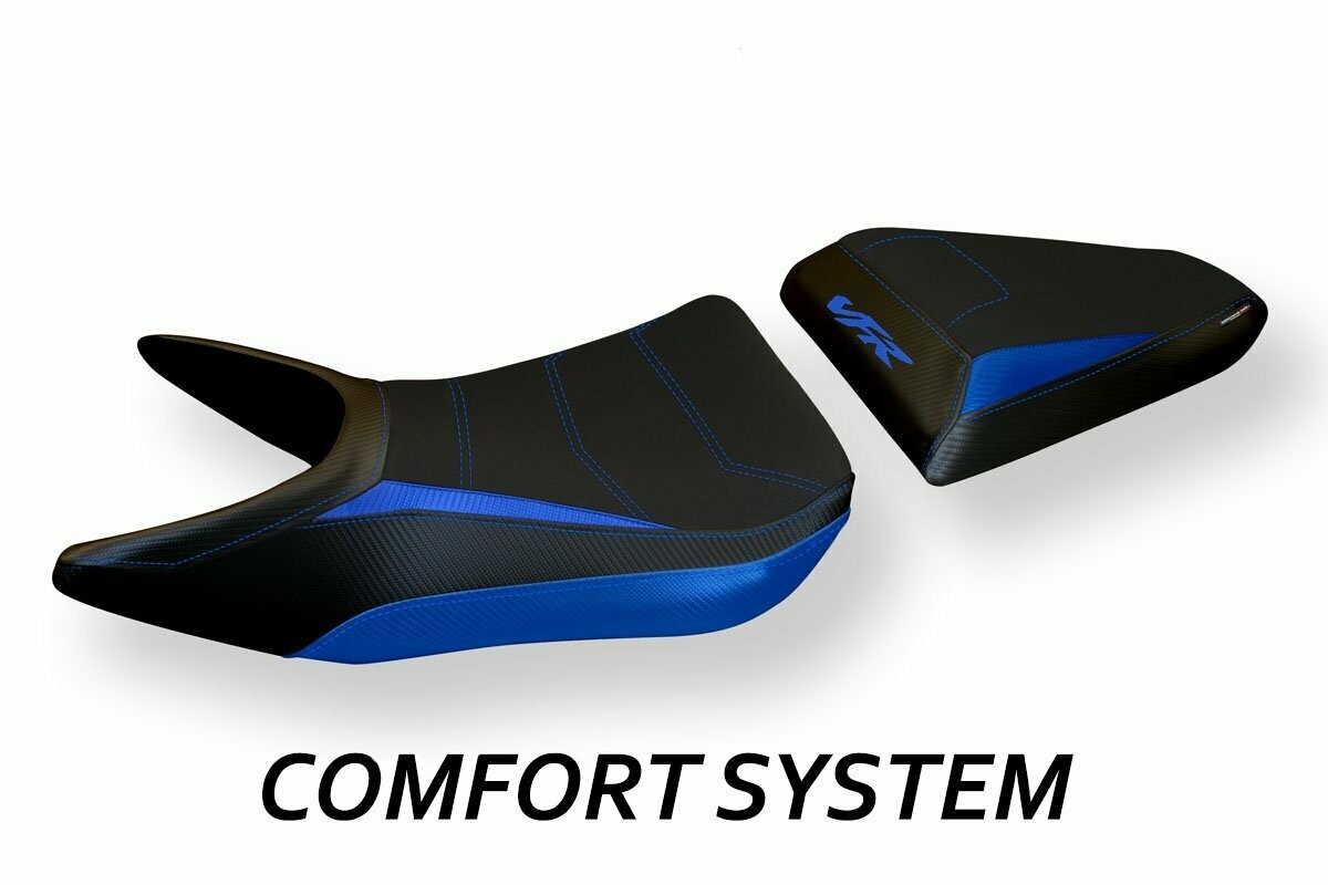 Design-Sitzbezug HONDA VFR 800 (14-19), CS knock 1 blau