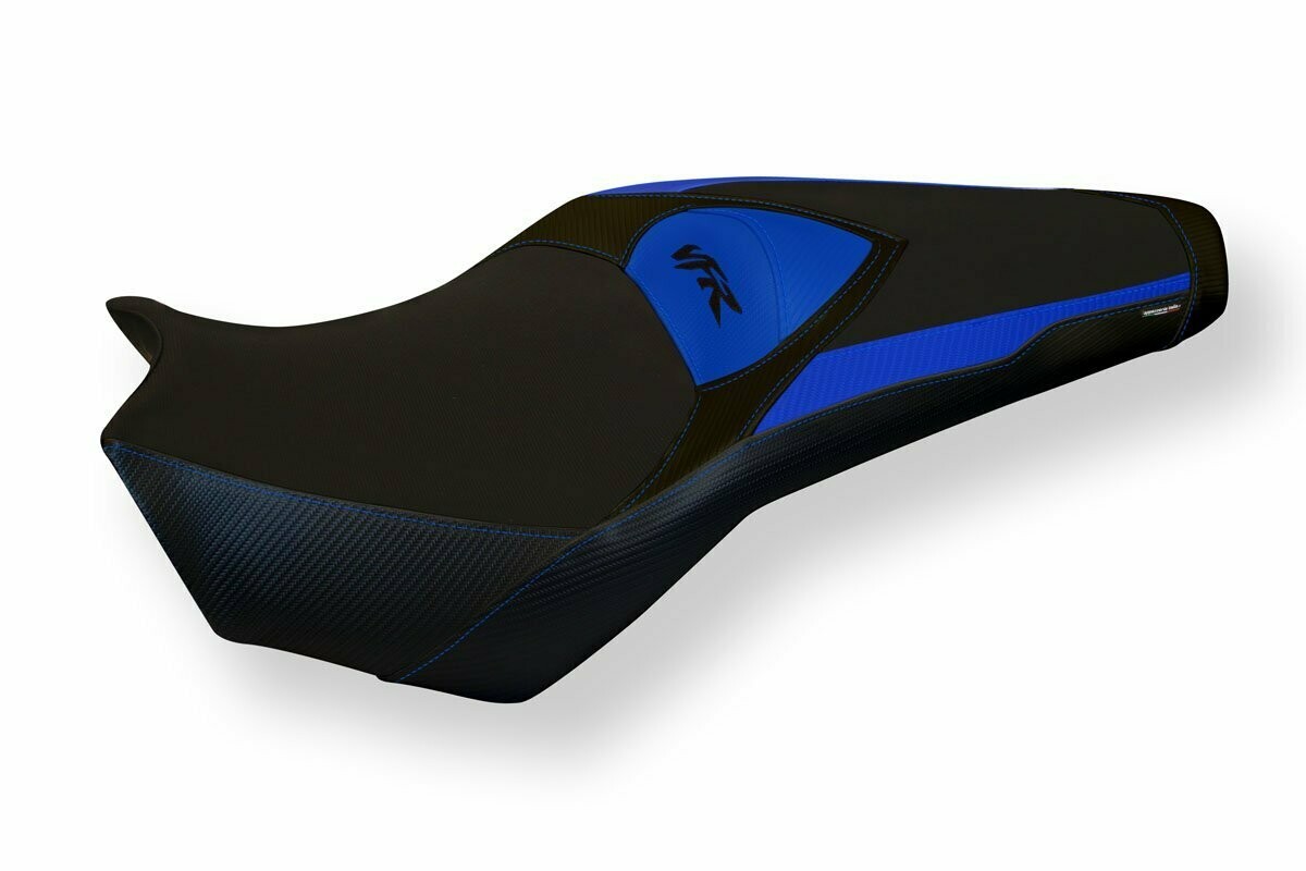 Design-Sitzbezug HONDA VFR 1200, sliema 1 blau