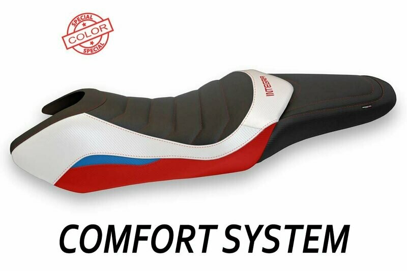 Design-Sitzbezug HONDA INTEGRA 750, CS nagua spezial 2 weiß/rot/blau