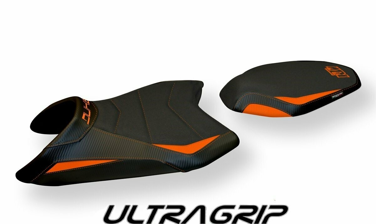 Design-Sitzbezug KTM 790 DUKE, ultragrip feltre 1 orange
