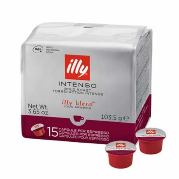 Cápsula de Café MPS Illy INTENSO Pack 15 uds.