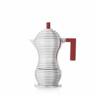 Cafetera Italiana MOKA ROJA ALESSI PULCINA 3 tazas.