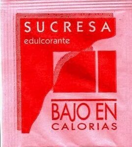 Sobres edulcorante SUCRESA. Total 1.200 sobres.