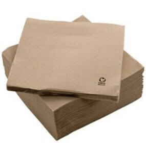 Servilletas Recycled 100 % 20x20 Caja 6.000 uds