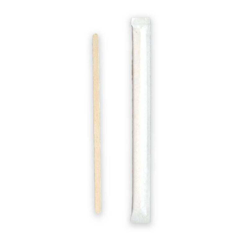 Paletina de madera con funda 140 mm. 500 uds