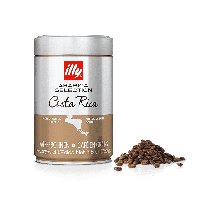 Café en grano Illy Arabica Selection COSTA RICA lata 250 gr. Lata 250 gr. Pack 6 latas x 250 gr.