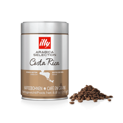 Café en grano Illy Arabica Selection COSTA RICA lata 250 gr. Lata 250 gr. Pack 6 latas x 250 gr.