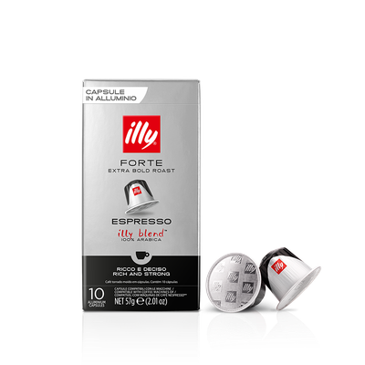 Cápsula compatible Nespresso® Illy Forte.