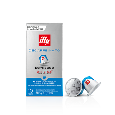 Cápsula compatible Nespresso® Illy Descafeinado.