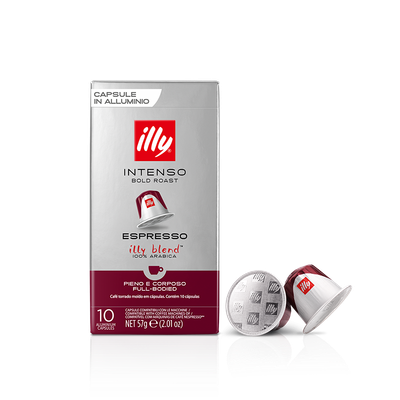 Cápsula compatible Nespresso® Illy Intenso.