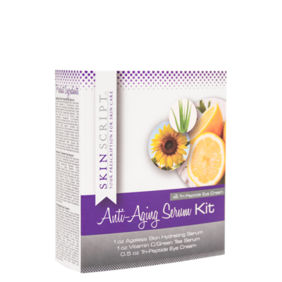 Anti-Aging Serum Kit with Tri-Peptide Eye Cream