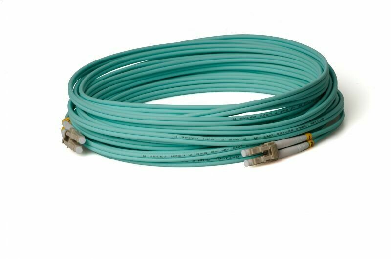 LWL Glasfaser-Kabel – 40m OM3 LC/UPC-LC/UPC, Duplex 50/125 Patchkabel – Lichtwellenleiter LWL Glasfaser-Kabel – 40m OM3 LC/UPC-LC/UPC, Duplex 50/125 Patchkabel – Lichtwellenleiter