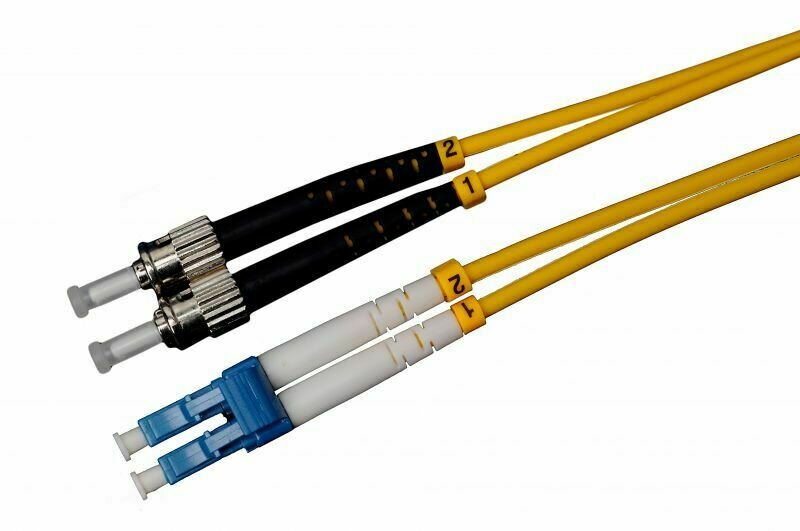 4m LC/UPC-ST/UPC Duplex Singlemode OS2 9/125 Lichtwellenleiter