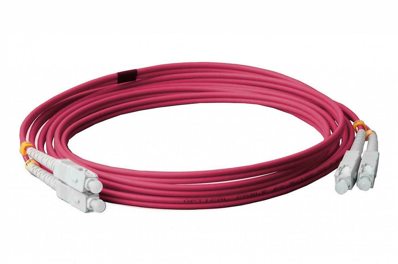 6m SC/UPC-SC/UPC Duplex Multimode OM4 50/125 Lichtwellenleiter