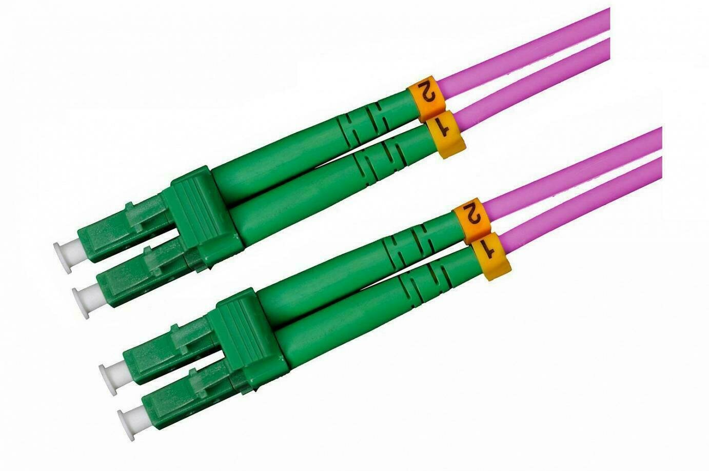 10m LC/APC-LC/APC Duplex Multimode OM4 50/125 Lichtwellenleiter