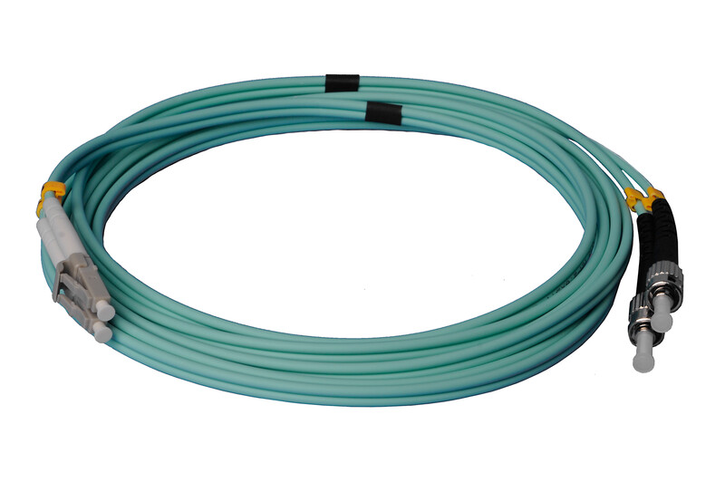 2m ST/UPC-LC/UPC Duplex Multimode OM3 50/125 Lichtwellenleiter 2m ST/UPC-LC/UPC Duplex Multimode OM3 50/125 Lichtwellenleiter