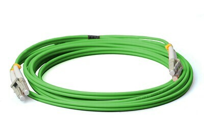 LWL Glasfaser-Kabel – 2m OM5 LC-LC, Duplex 50/125 Patchkabel – Lichtwellenleiter