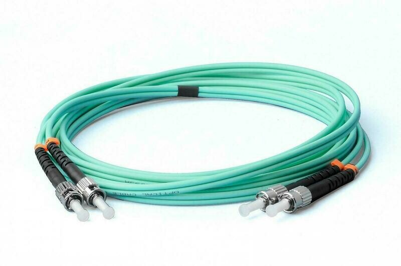 3m ST/UPC-ST/UPC Duplex Multimode OM3 50/125 Lichtwellenleiter 3m ST/UPC-ST/UPC Duplex Multimode OM3 50/125 Lichtwellenleiter