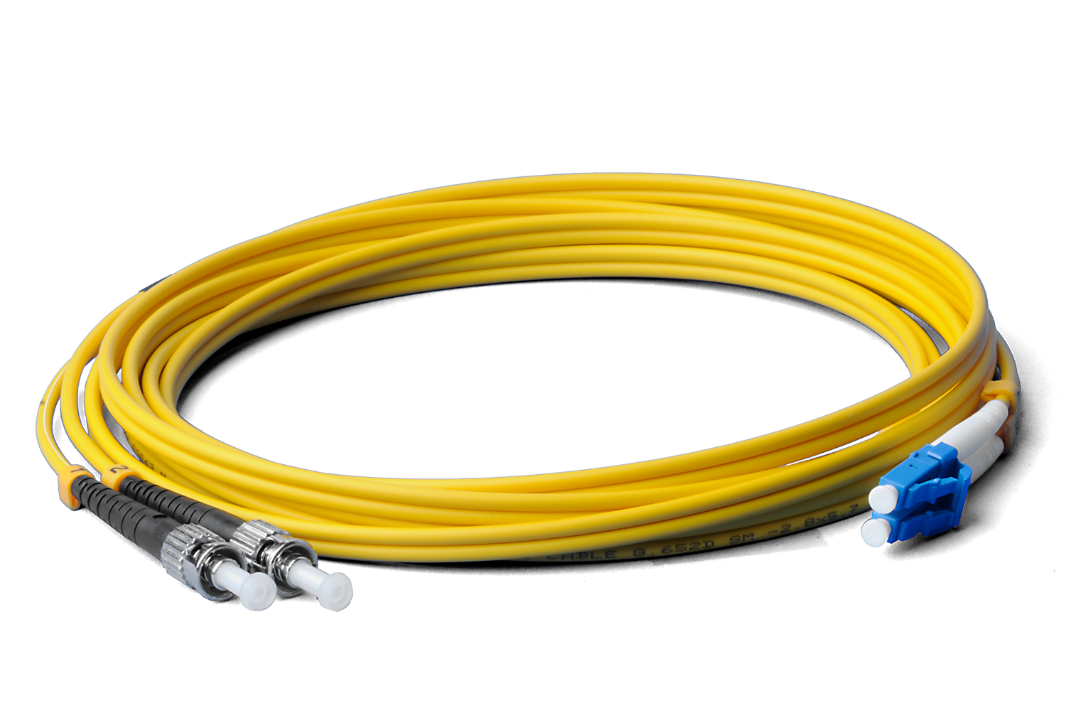 20m LC/UPC-ST/UPC Duplex Singlemode OS2 9/125 Lichtwellenleiter