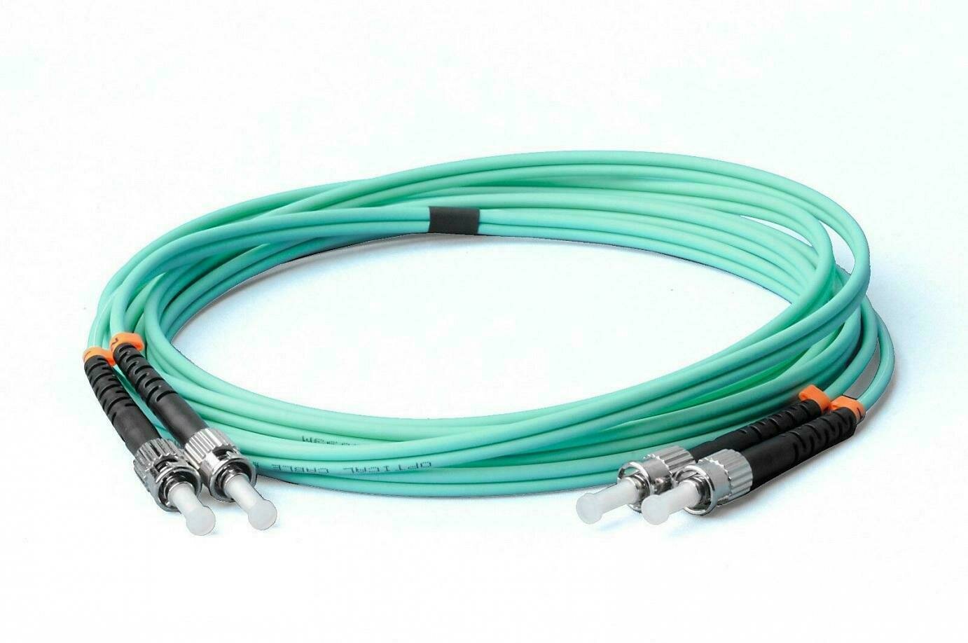 20m ST/UPC-ST/UPC Duplex Multimode OM3 50/125 Lichtwellenleiter