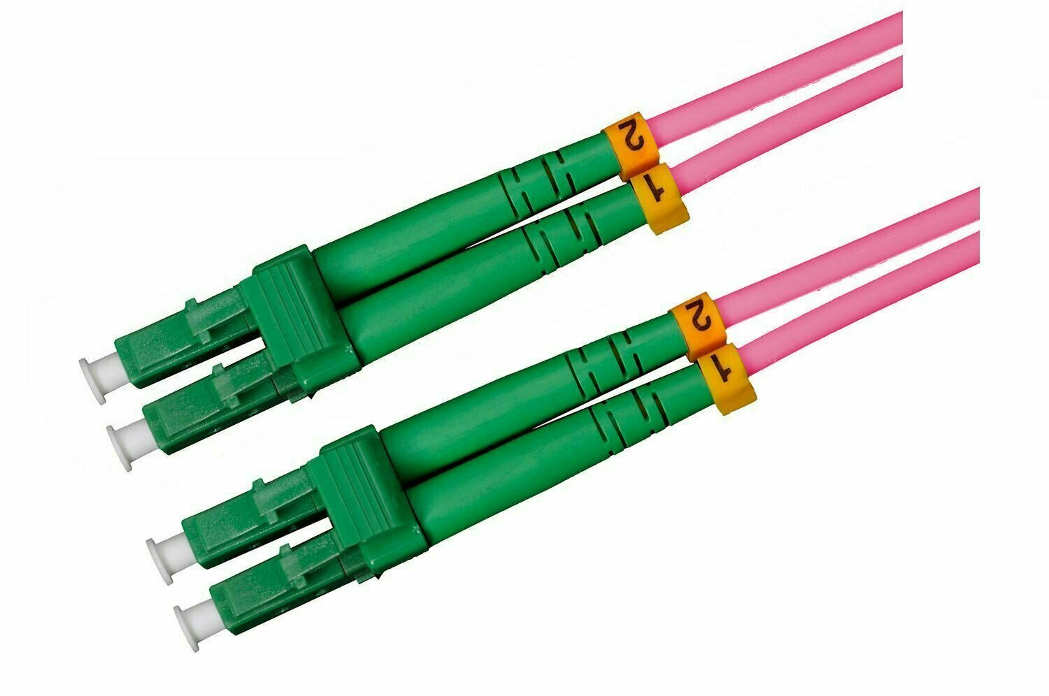 2m LC/APC-LC/APC Duplex Multimode OM4 50/125 Lichtwellenleiter