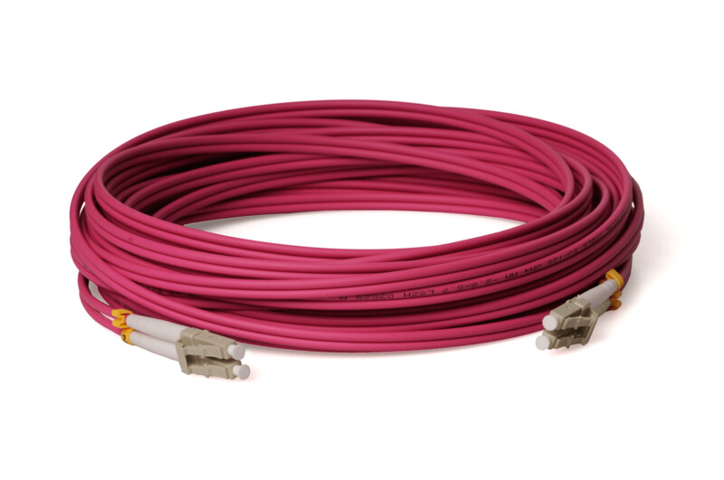 LWL Glasfaser-Kabel – 20m OM4 LC/UPC-LC/UPC, Duplex 50/125 Patchkabel – Lichtwellenleiter LWL Glasfaser-Kabel – 20m OM4 LC/UPC-LC/UPC, Duplex 50/125 Patchkabel – Lichtwellenleiter