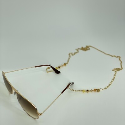 Glasses Chain Amber