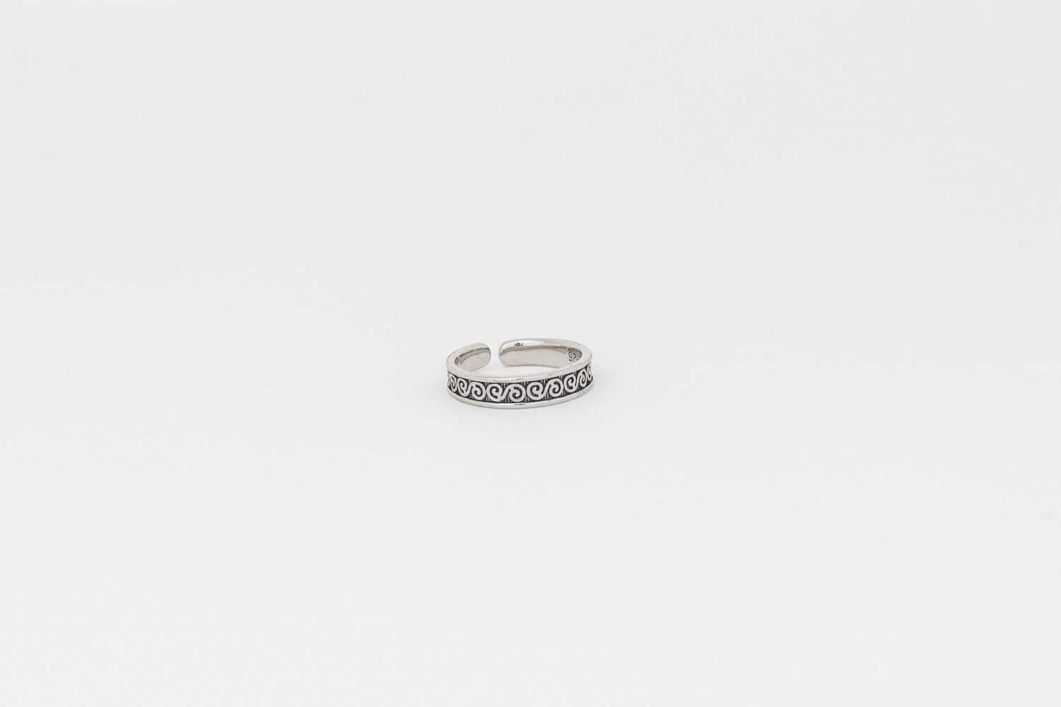 925 Silver Trivales Toe Ring