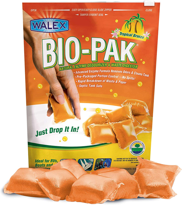 Walex Holding Tank Deodorizer Tropical Breeze=BIOTROPBG