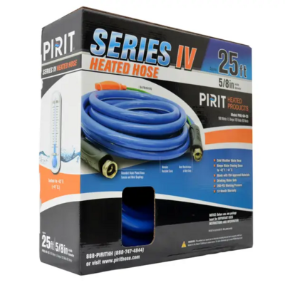 Pirit Series IV Heated Hose 25' FT=PWL-04-25