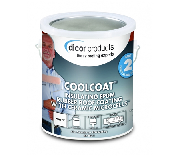 Dicor Rubber Roof Coating 1Gal. White RP-CRC-1